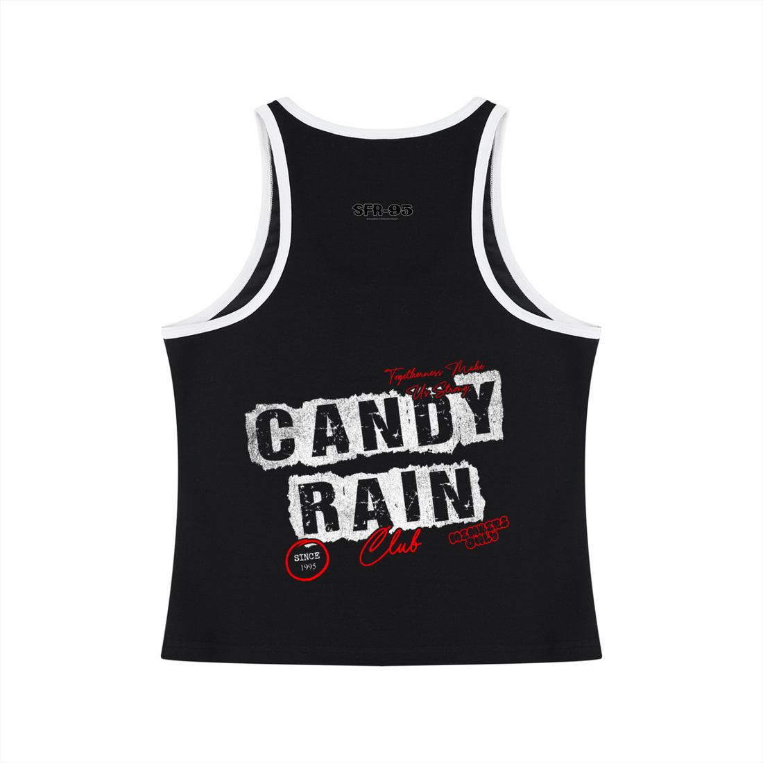 Candy Rain Color Block Crop Tank