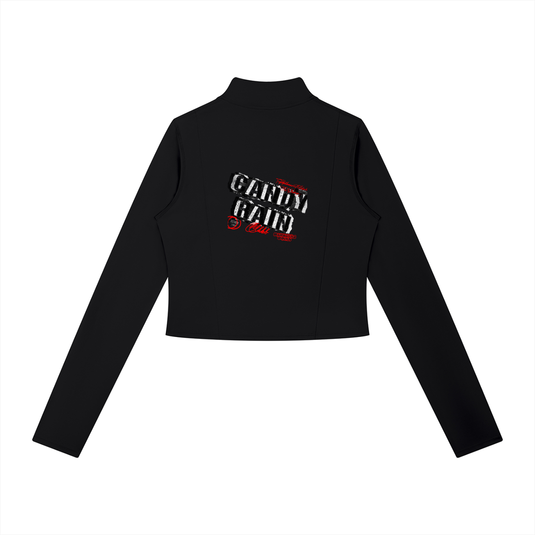 Candy Rain Full-Zip Track Jacket — Soul for Real 30th Anniversary merch, Gray Green