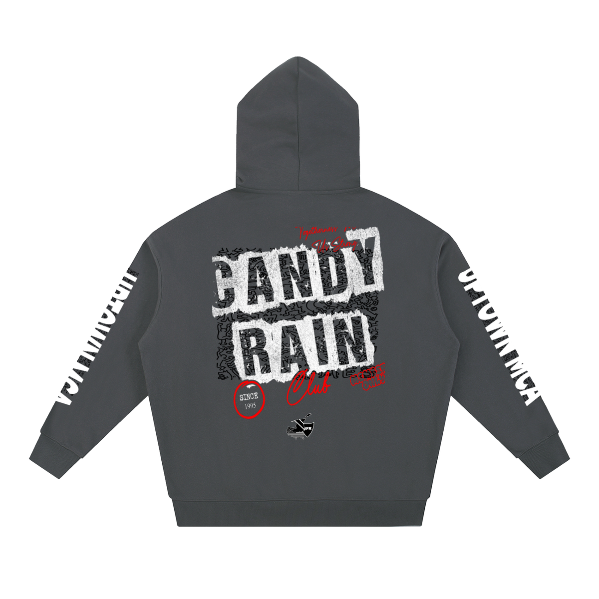 Soul for Real Essential Heavyweight Hoodie in Light Gray, alternate view — official band merch