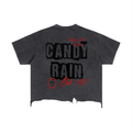 Soul for Real Vintage Wash Boxy Tee in Gray, alternate view — official band merch