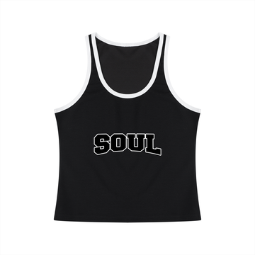 Women's Color Block Cropped Tank Top