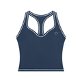 Soul for Real Topstitch Yoga Tank — official band merch, Navy Blue