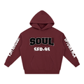 Soul for Real Essential Heavyweight Hoodie in Coffee — official band merch