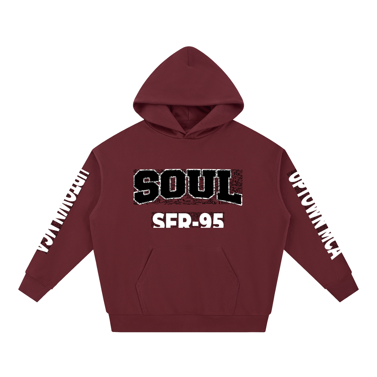 Soul for Real Essential Heavyweight Hoodie in Coffee — official band merch