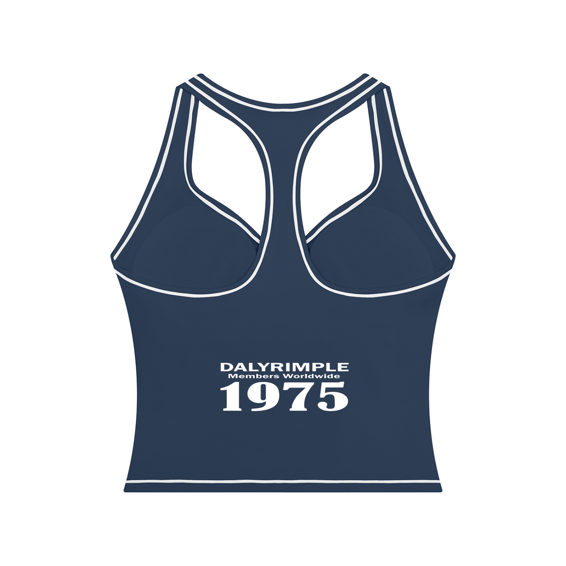 Soul for Real Topstitch Yoga Tank — official band merch, Navy Blue