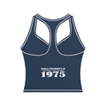 Soul for Real Topstitch Yoga Tank in Navy Blue, alternate view — official band merch