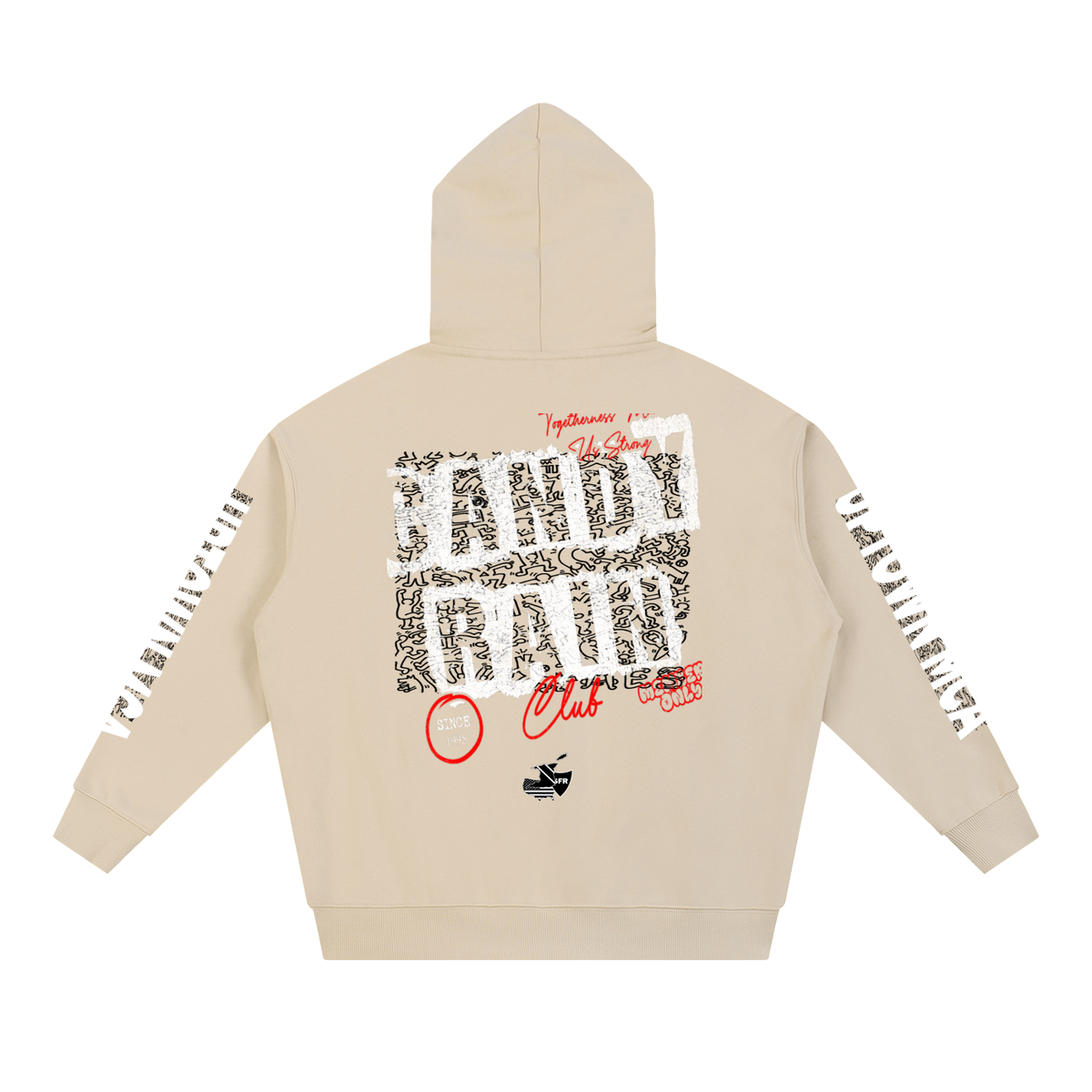 Soul for Real Essential Heavyweight Hoodie in Apricot, alternate view — official band merch