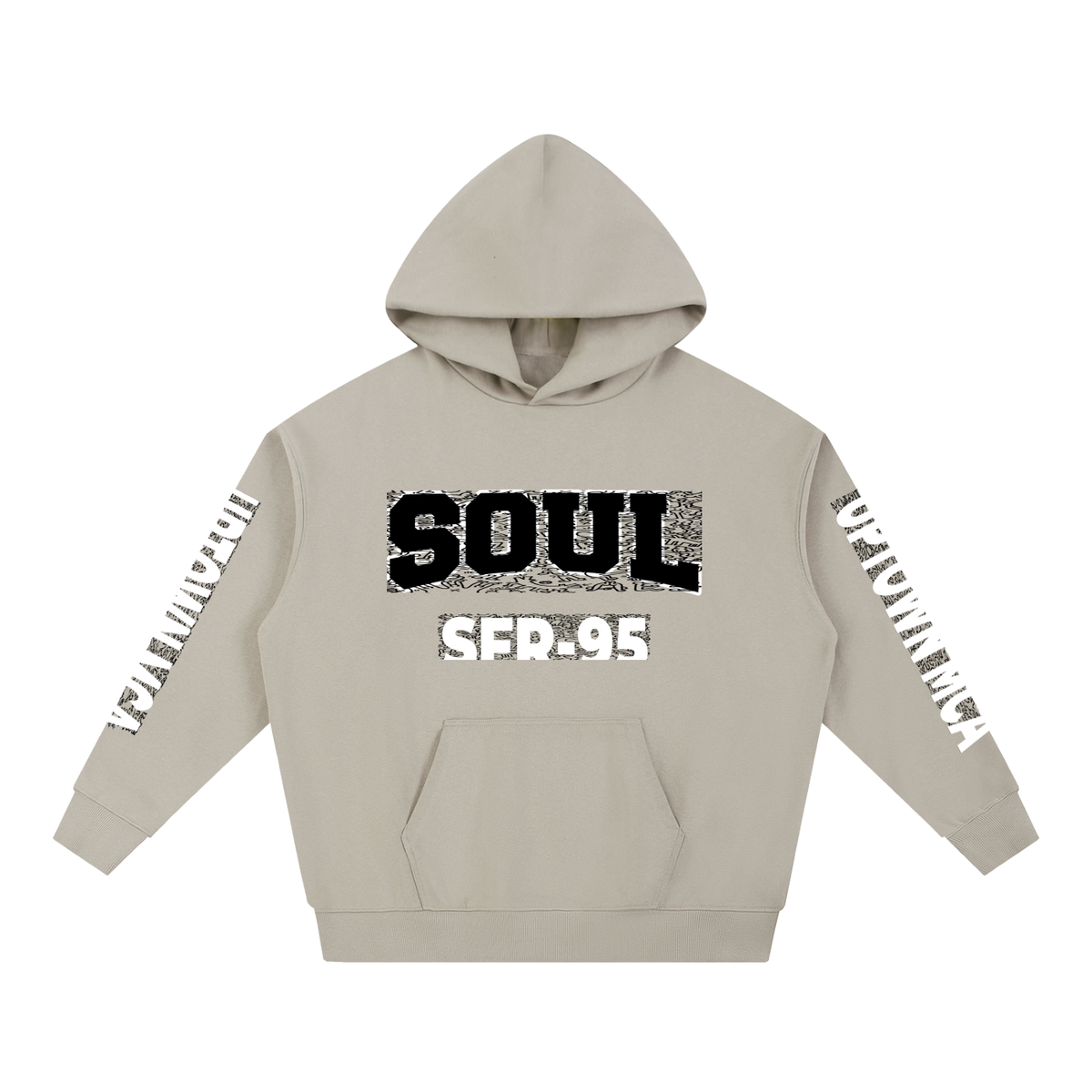 Soul for Real Essential Heavyweight Hoodie in Flower Gray — official band merch